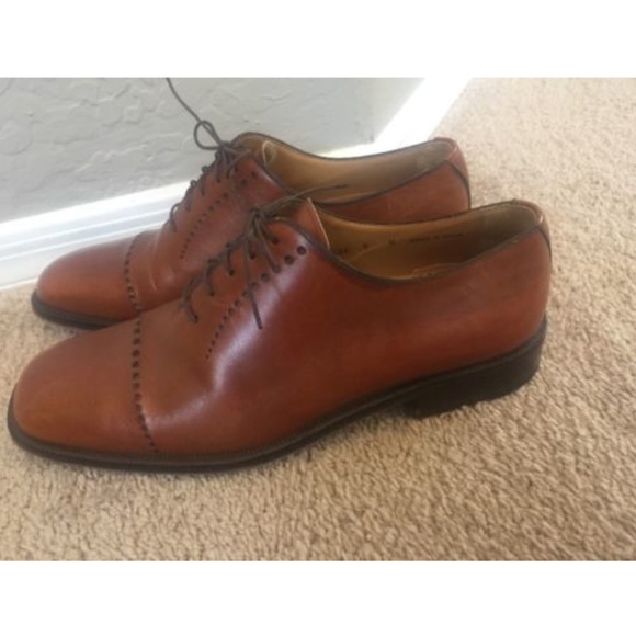 MAGNANNI pascual brown leather oxfords- Size 9 M - Picture 6 of 8